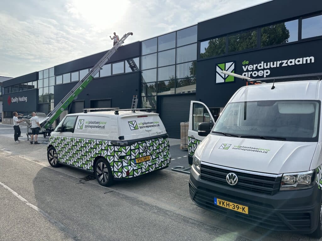 Zonnepanelen kopen in Hilversum voor op bedrijfspand
